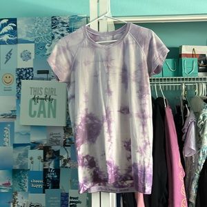 purple tie-dye lululemon swiftly tech